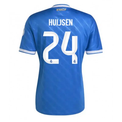 Fotballdrakt Herre Real Madrid Dean Huijsen #24 Tredjedrakt 2025-26 Kortermet Fotballdrakt Herre Real Madrid Dean Huijsen #24 Tredjedrakt 2025-26 Kortermet
